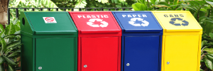 Colores de basureros para reciclar fácil